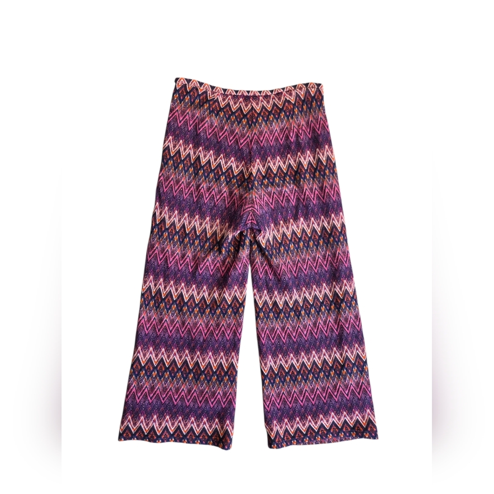 Trina Turk Penelope Knit Wide-Leg Crop Pants Medium - Picture 3 of 9